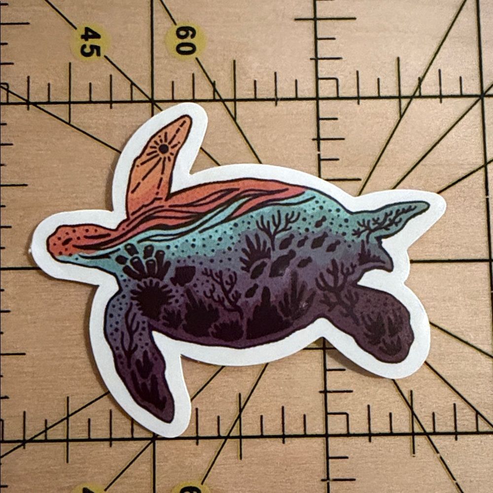 💜13/$13 +Bundle Sticker Sale | Turtle Animal Waterproof Sticker